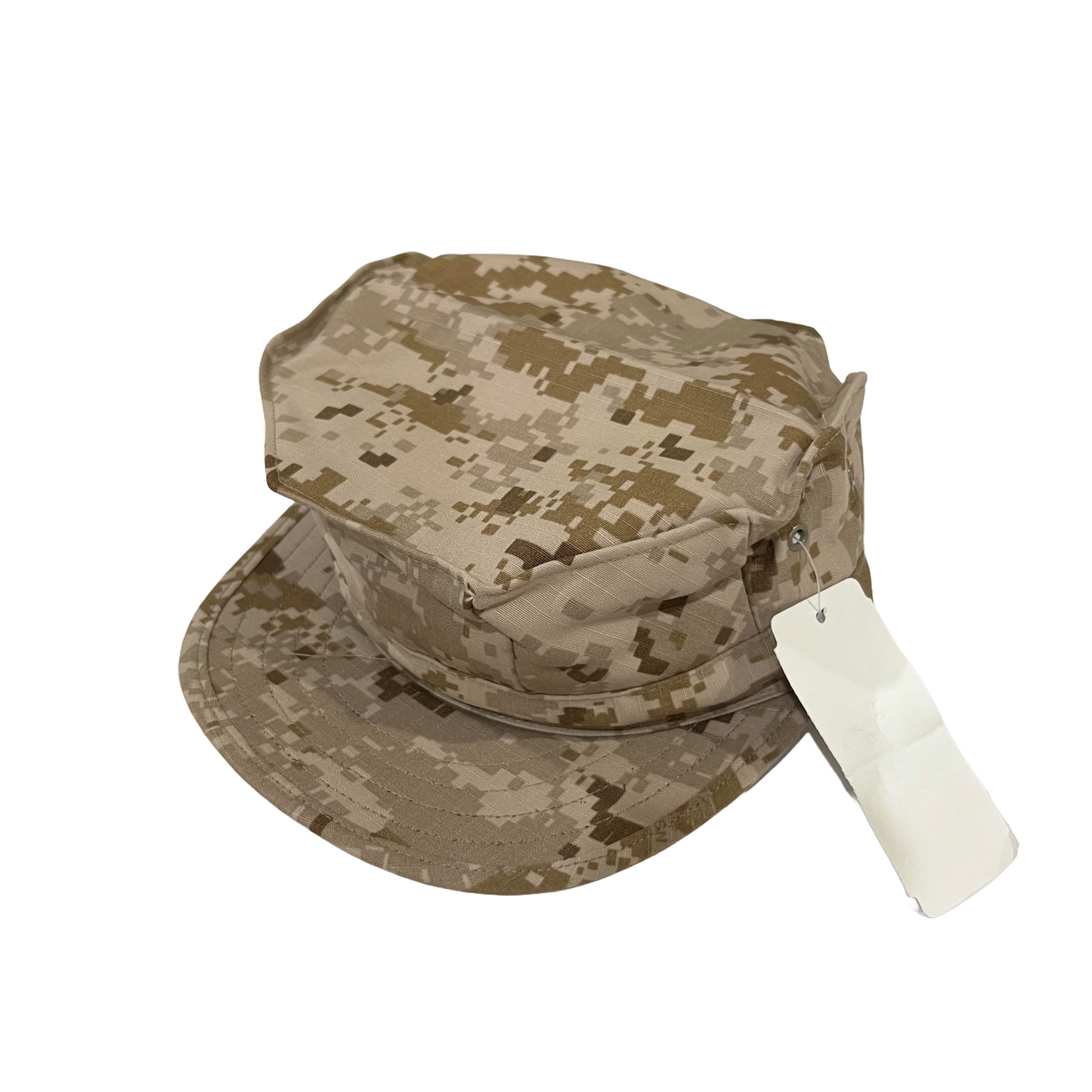 NEW US NAVY NWU Type II AOR1 Desert UTILITY 8 Point CAP Hat cover 7 1/2