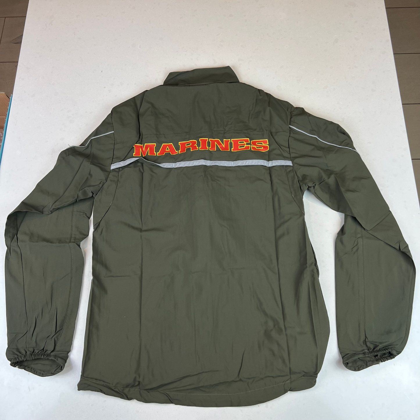 NEW USMC PT Green Physical Fitness running jacket size SL Small Long