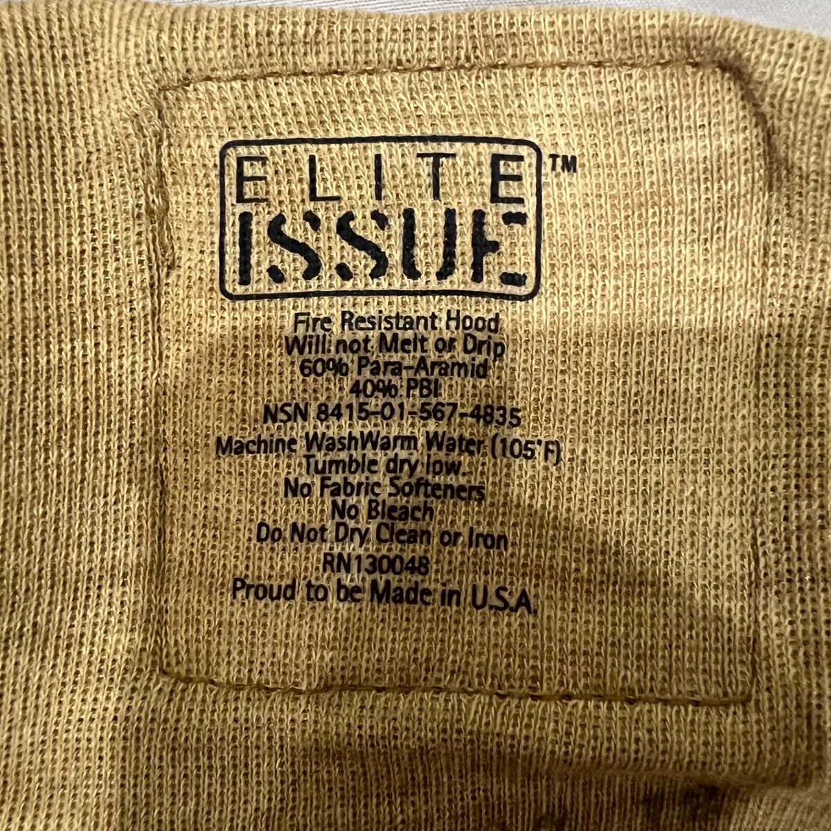 NEW USMC FROG Elite Issue Flame Resistant Face Shield Balaclava Hood Coyote