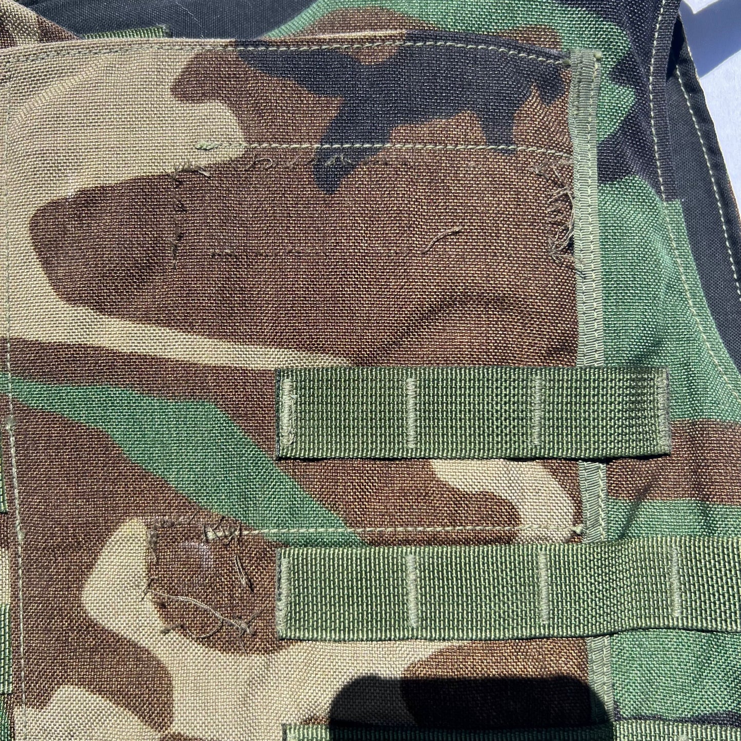 Woodland Base Vest Plate Carrier w/Soft Armor Inserts X-Small XS