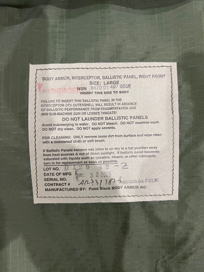 ACU protector Base Protective Vest Plate Carrier w/ Soft Armor Inserts Large