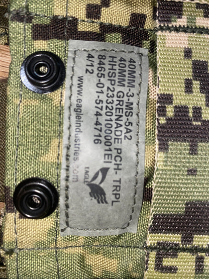 Lot of Multicam OCP Pouches and aor2 nwu woodland pouches