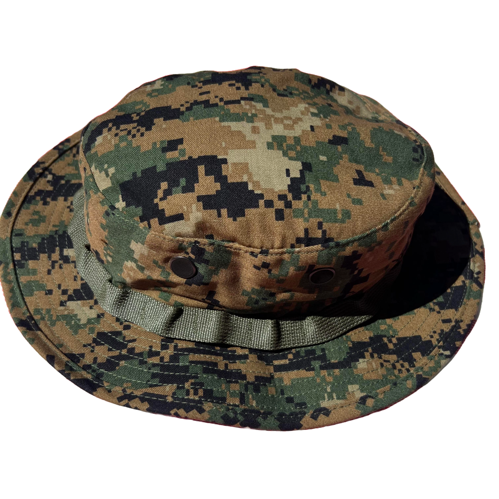 NEW USMC woodland MARPAT Boonie Hat SUN COVER size Large