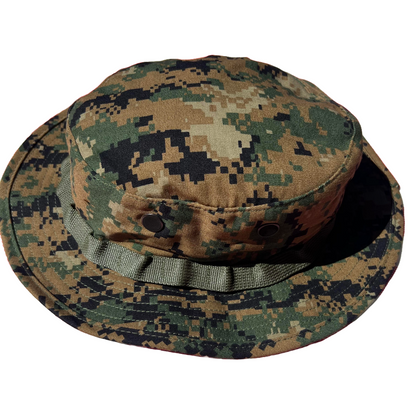 NEW USMC woodland MARPAT Boonie Hat SUN COVER size Large