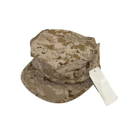 NEW US NAVY NWU Type II AOR1 Desert UTILITY 8 Point CAP Hat cover 7 1/2