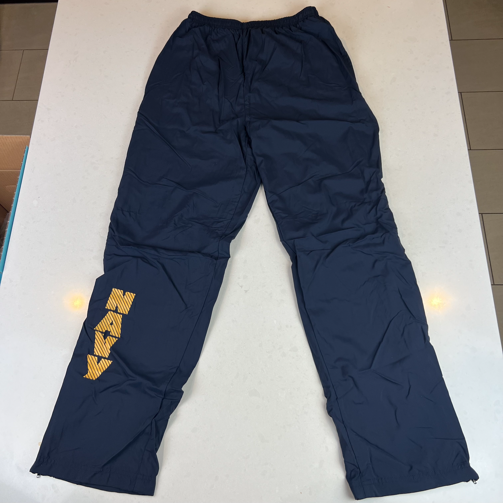 NEW US NAVY PT Blue Physical Fitness running pants size MR Medium Regular