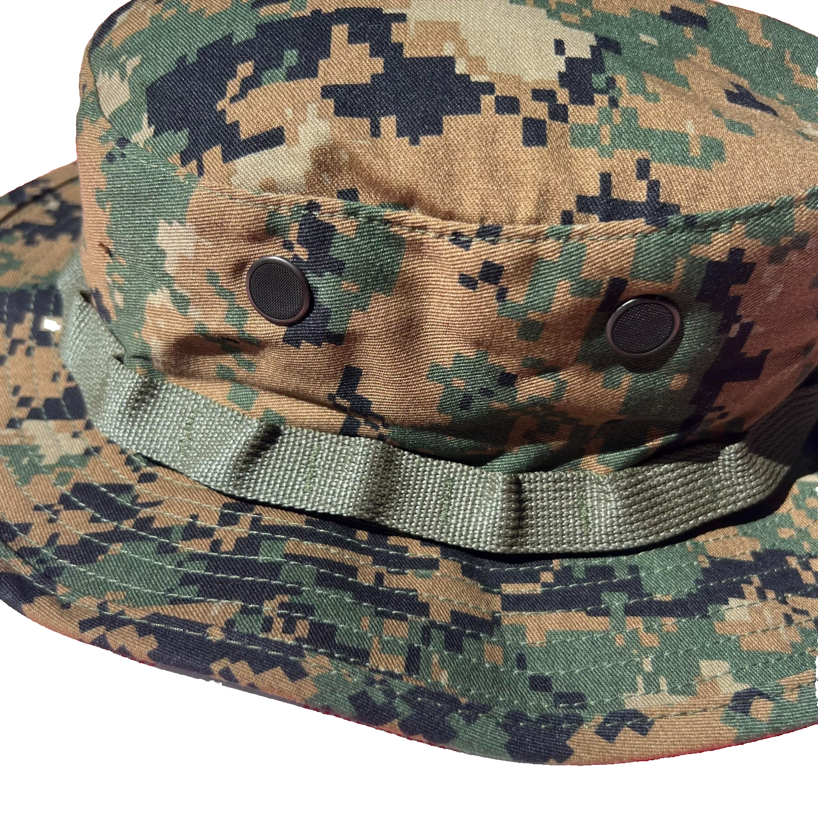 NEW USMC woodland MARPAT Boonie Hat SUN COVER size Large