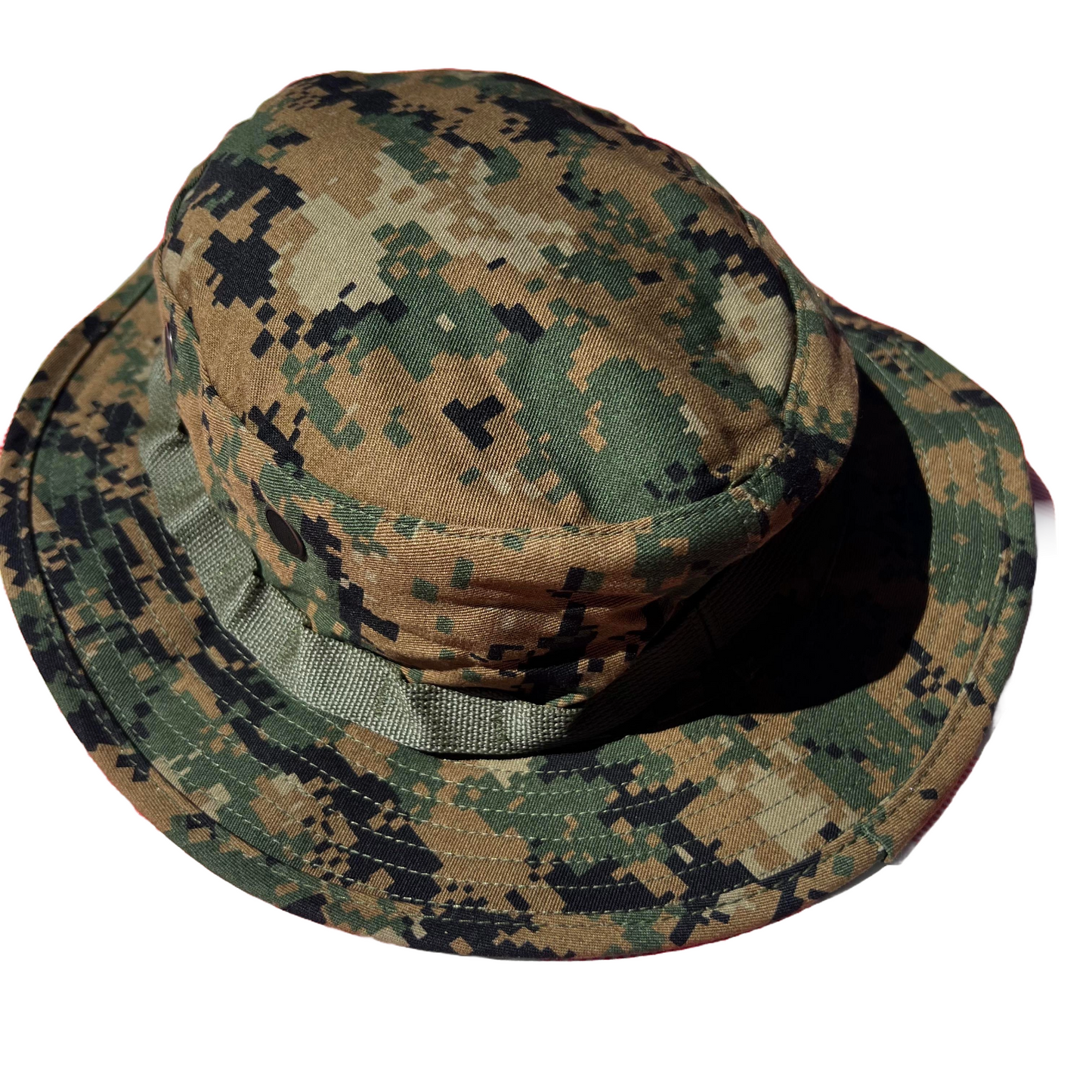 NEW USMC woodland MARPAT Boonie Hat SUN COVER size Large