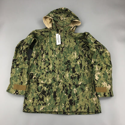 NEW US NAVY NWU Type III  AOR2 Woodland Gore-tex parka jacket size LR