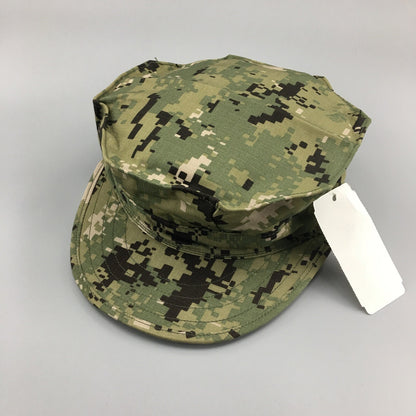 NEW US NAVY NWU Type III AOR2 Woodland  UTILITY 8 Point CAP Hat cover 7 1/8