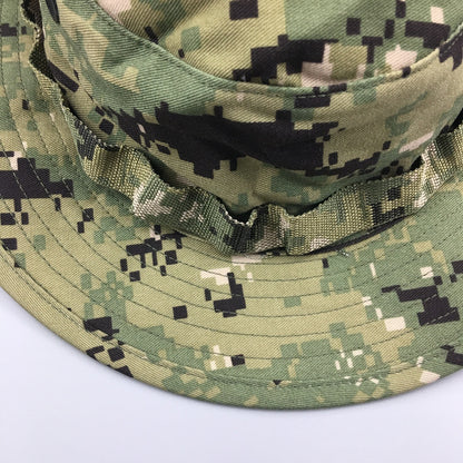 NEW US NAVY NWU Type III  AOR2 Woodland Boonie Hat SUN COVER size XL X-large