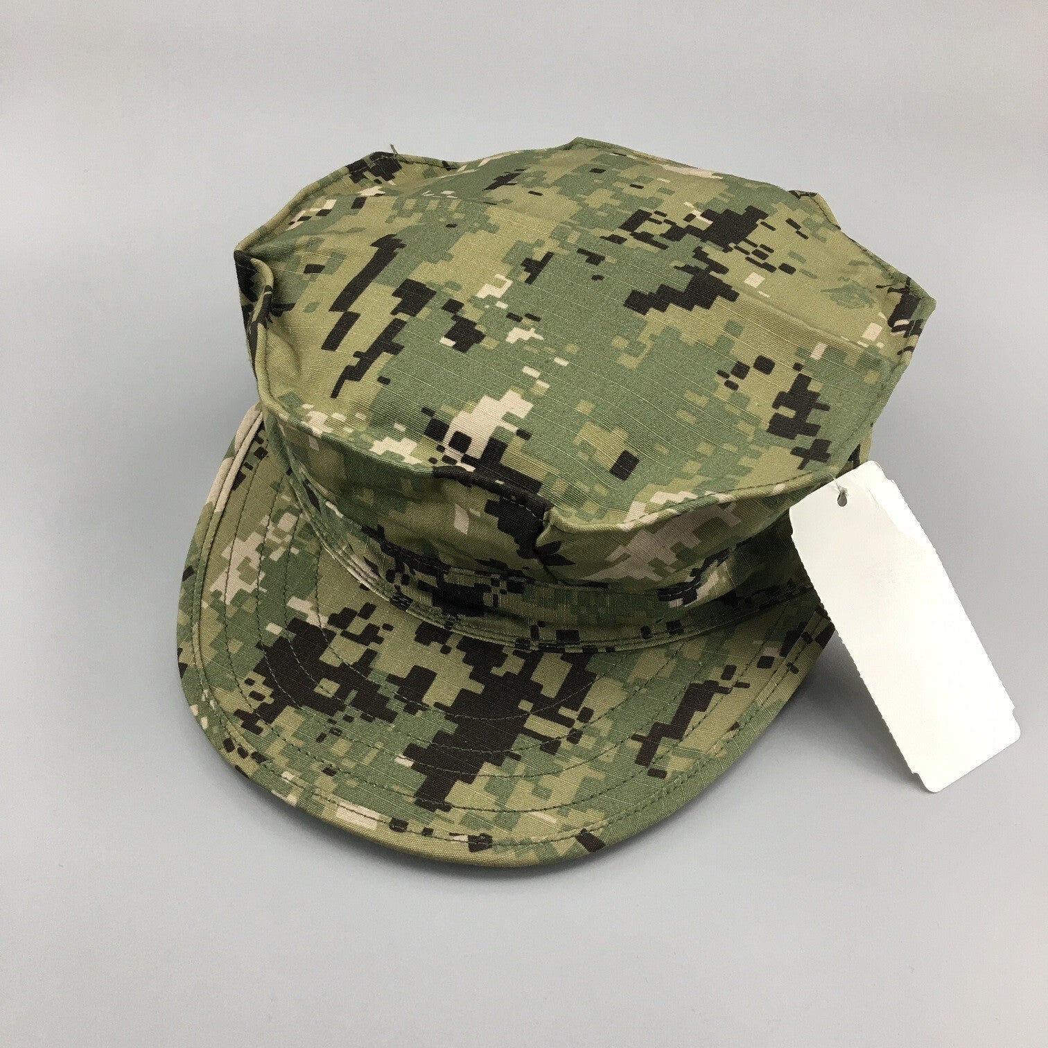 NEW US NAVY NWU Type III AOR2 Woodland UTILITY 8 Point CAP Hat cover 7 3/8