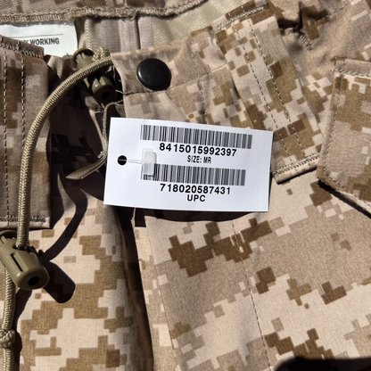 NEW US NAVY NWU Type II  AOR1 desert Goretex pants size MR Medium Regular