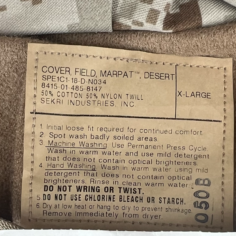 NEW USMC desert MARPAT Boonie Hat SUN COVER All Sizes