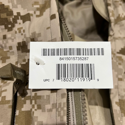 NEW US NAVY NWU Type II  AOR1 desert Goretex parka size XLR  X Large Regular