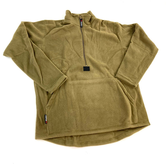 NEW USMC coyote brown pullover Polartec 100 fleece jacket size Large