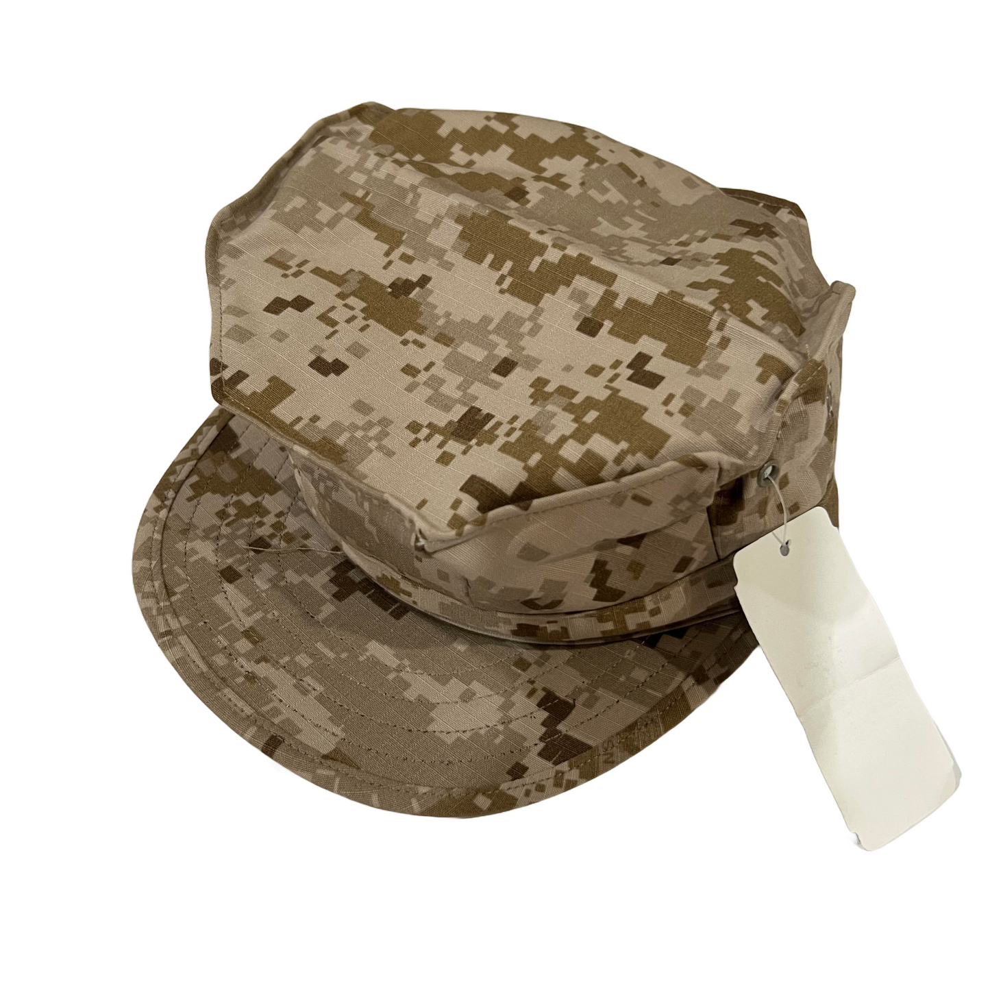 NEW US NAVY NWU Type II AOR1 Desert UTILITY 8 Point CAP Hat cover 7 1/2