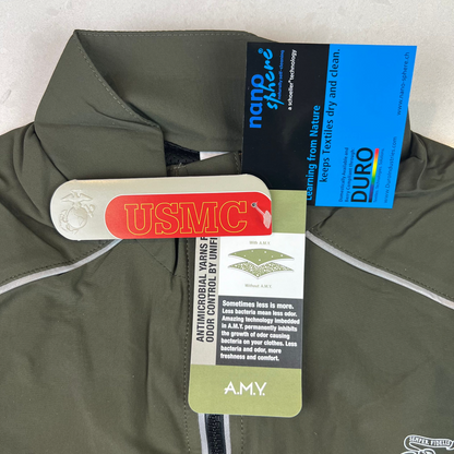 NEW USMC PT Green Physical Fitness running jacket size SL Small Long