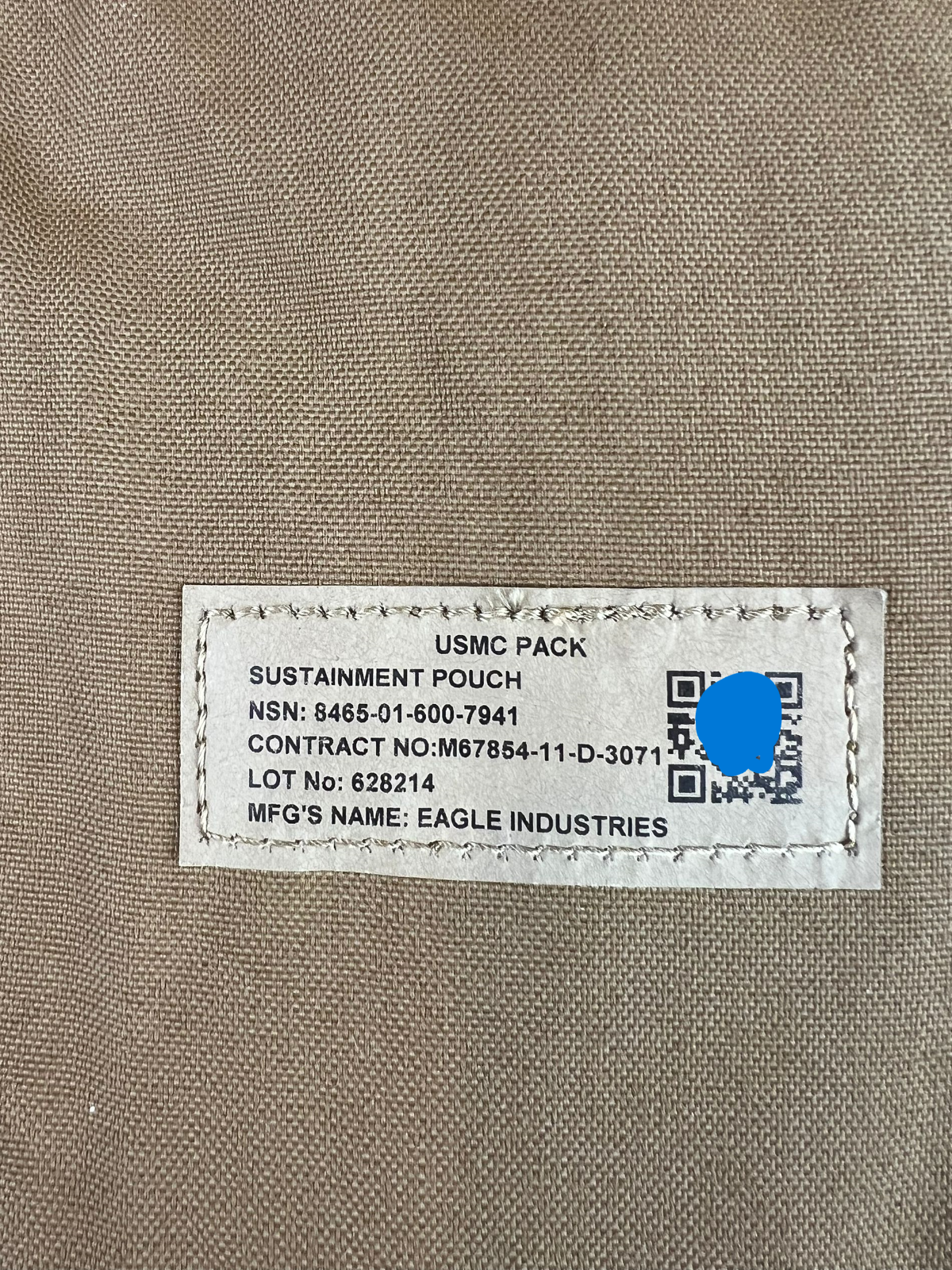 NEW USMC FILBE Coyote Brown Sustainment pouch