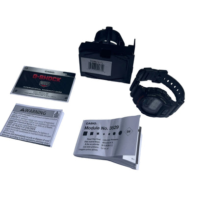CASIO DW6900-1V G-Shock Chronograph Durable Multifunctional Watch, Black, NIW