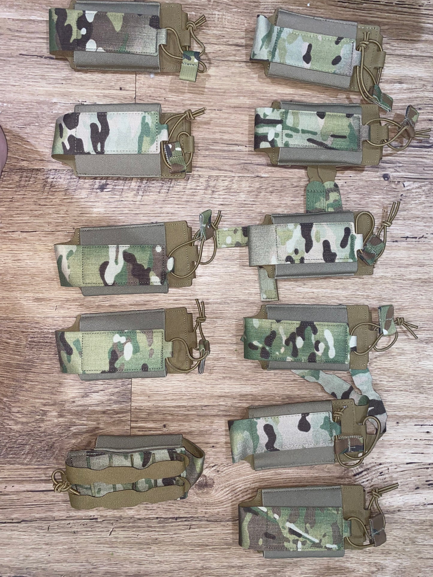 Lot of Multicam OCP Pouches and aor2 nwu woodland pouches