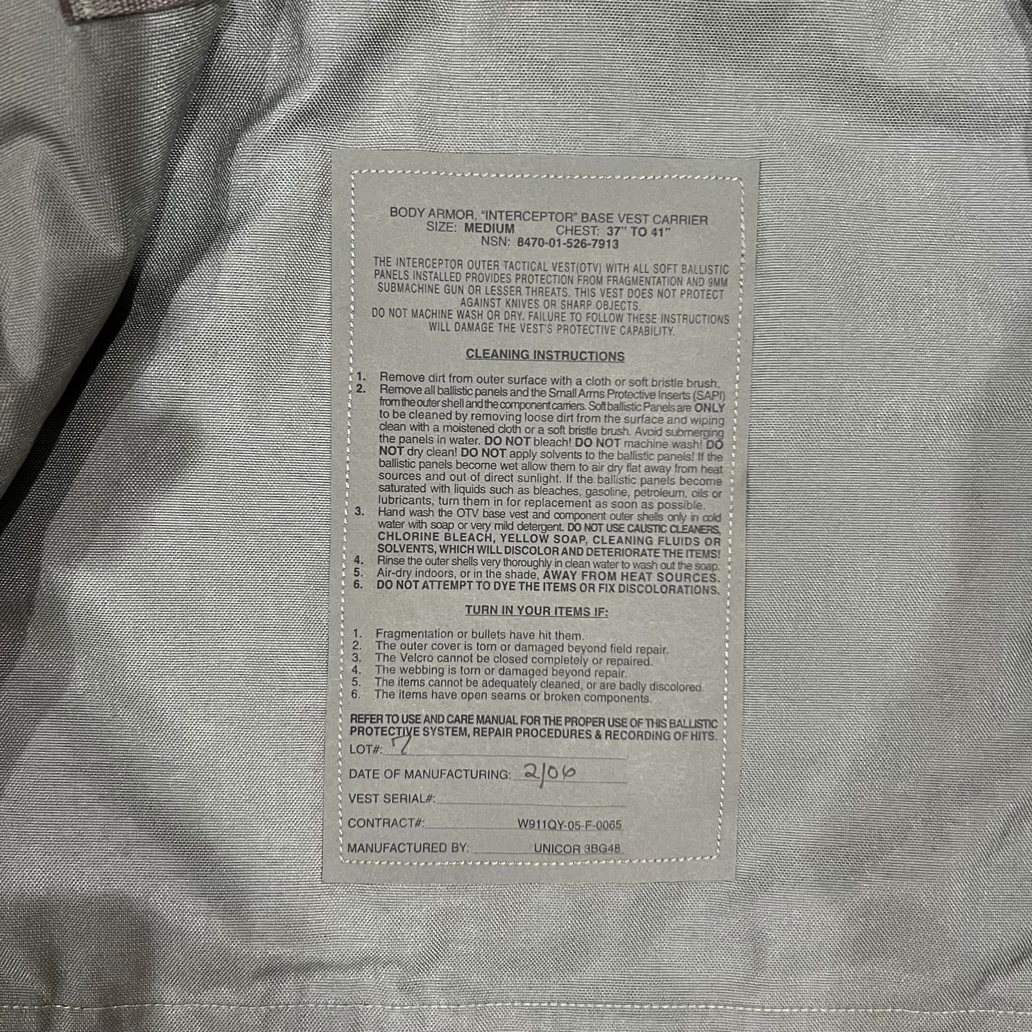 ACU protector Base Protective Vest Plate Carrier w/ Soft Armor Inserts Medium