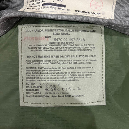 ACU protector Base Protective Vest Plate Carrier w/ Soft Armor Inserts Small