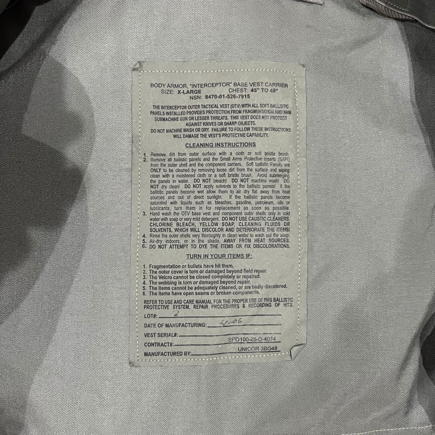 ACU protector Base Protective Vest Plate Carrier w/ Soft Armor Inserts XL