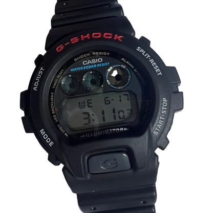 CASIO DW6900-1V G-Shock Chronograph Durable Multifunctional Watch, Black, NIW
