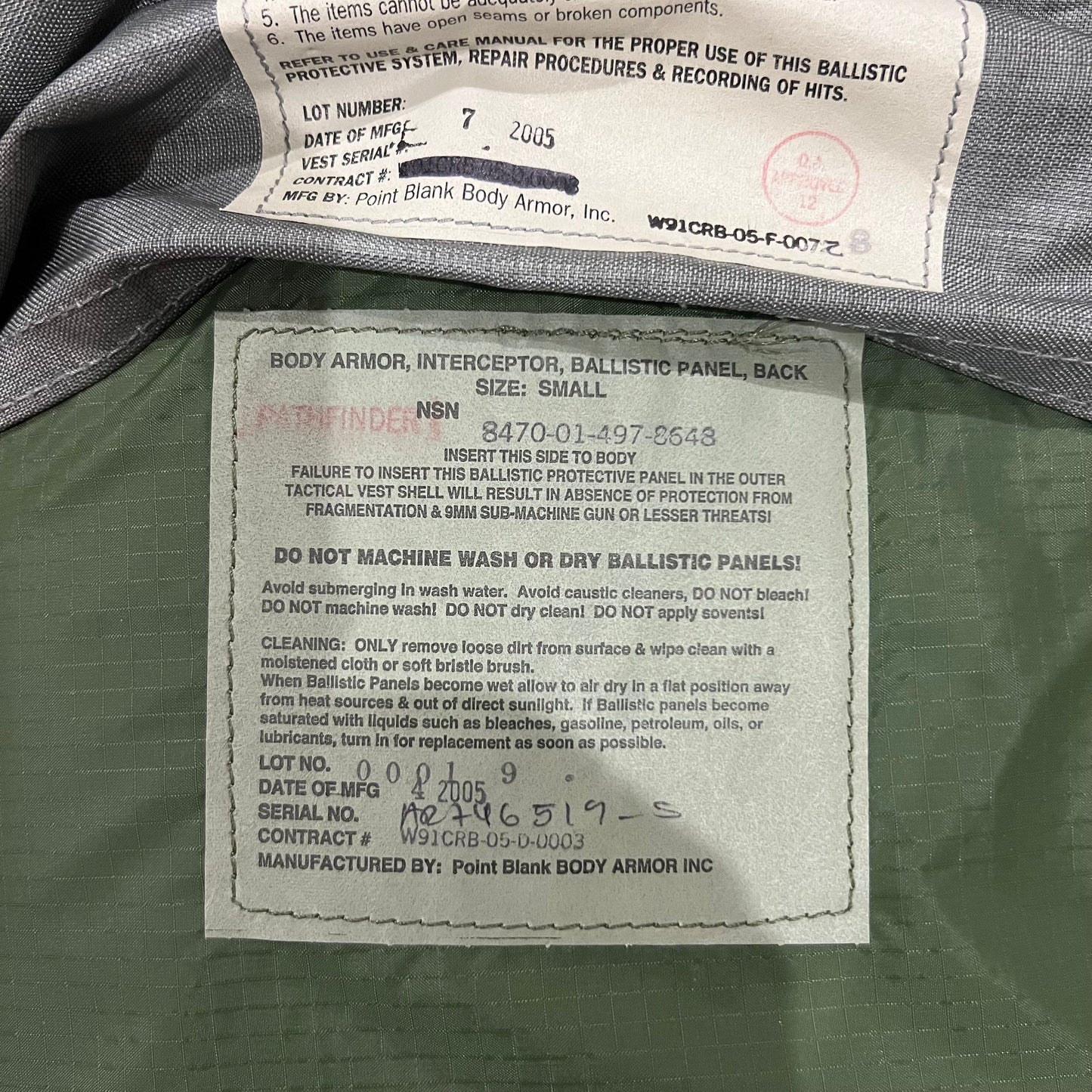 ACU protector Base Protective Vest Plate Carrier w/ Soft Armor Inserts Small