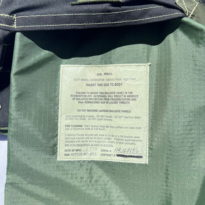 Woodland Base Vest Plate Carrier w/Soft Armor Inserts X-Small XS