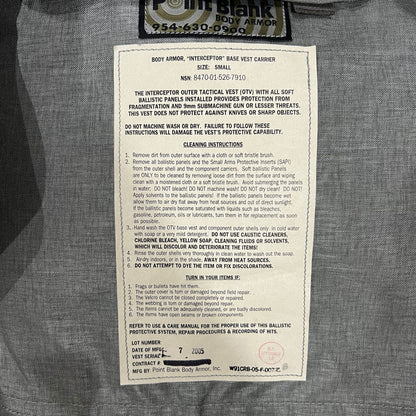 ACU protector Base Protective Vest Plate Carrier w/ Soft Armor Inserts Small