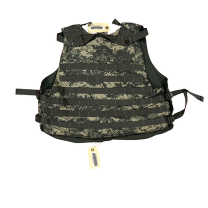 ACU protector Base Protective Vest Plate Carrier w/ Soft Armor Inserts Medium