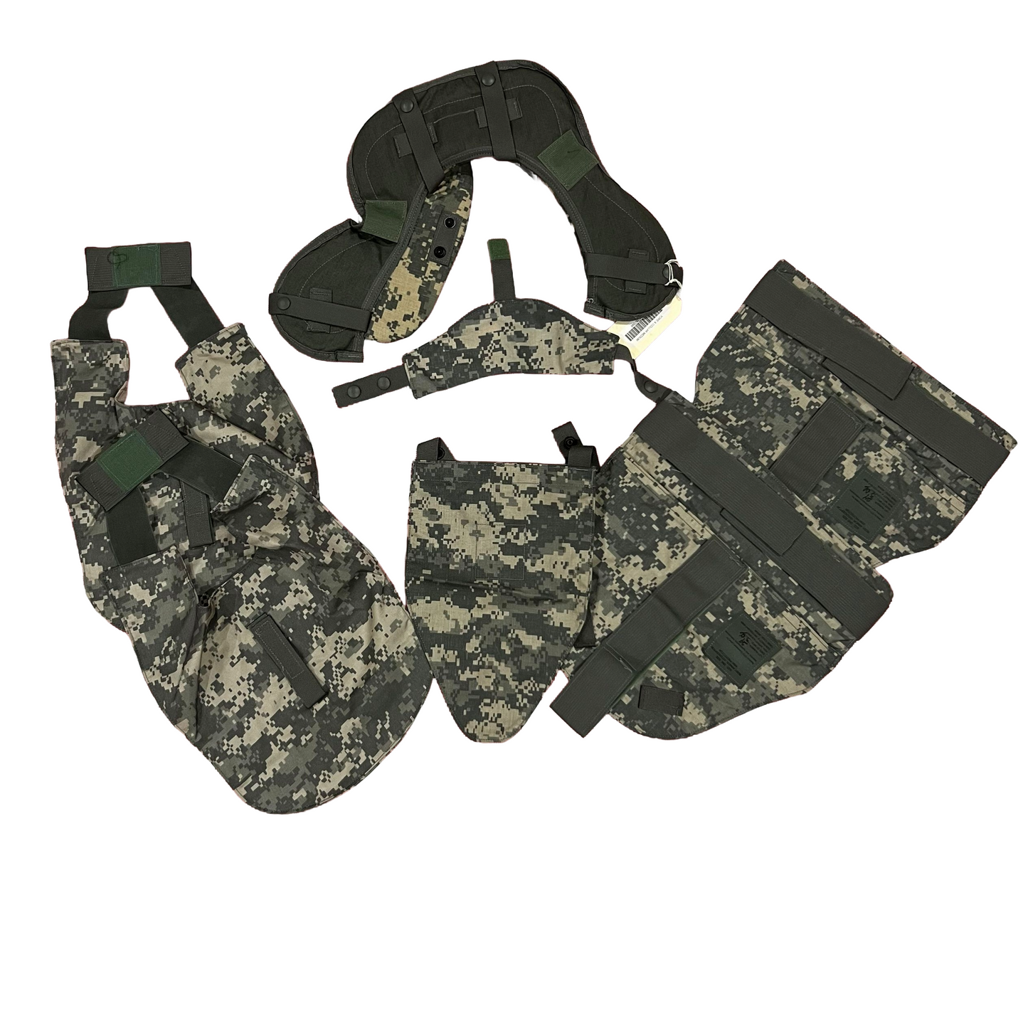 ACU protector Base Protective Vest Plate Carrier w/ Soft Armor Inserts Small