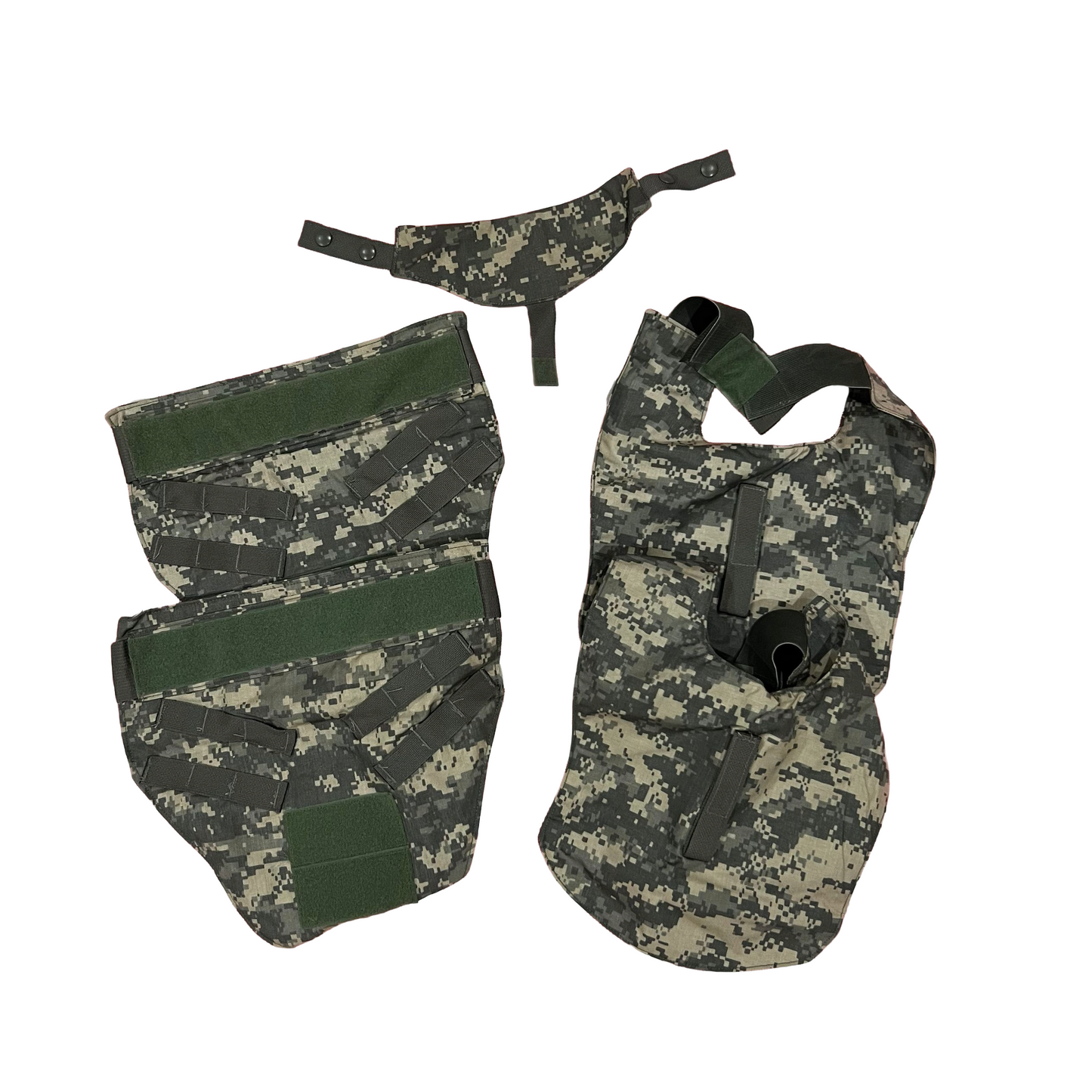 ACU protector Base Protective Vest Plate Carrier w/ Soft Armor Inserts XL