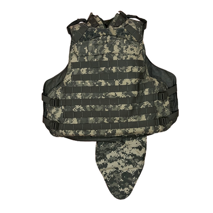 ACU protector Base Protective Vest Plate Carrier w/ Soft Armor Inserts Small