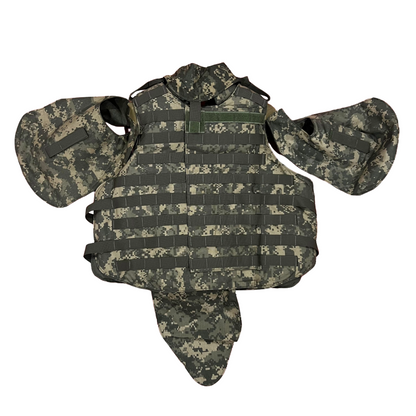 ACU protector Base Protective Vest Plate Carrier w/ Soft Armor Inserts Small