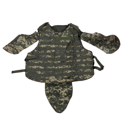 ACU protector Base Protective Vest Plate Carrier w/ Soft Armor Inserts XL