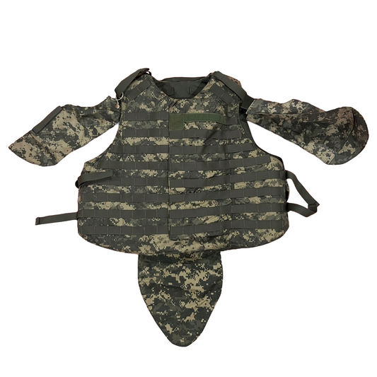 ACU protector Base Protective Vest Plate Carrier w/ Soft Armor Inserts XL