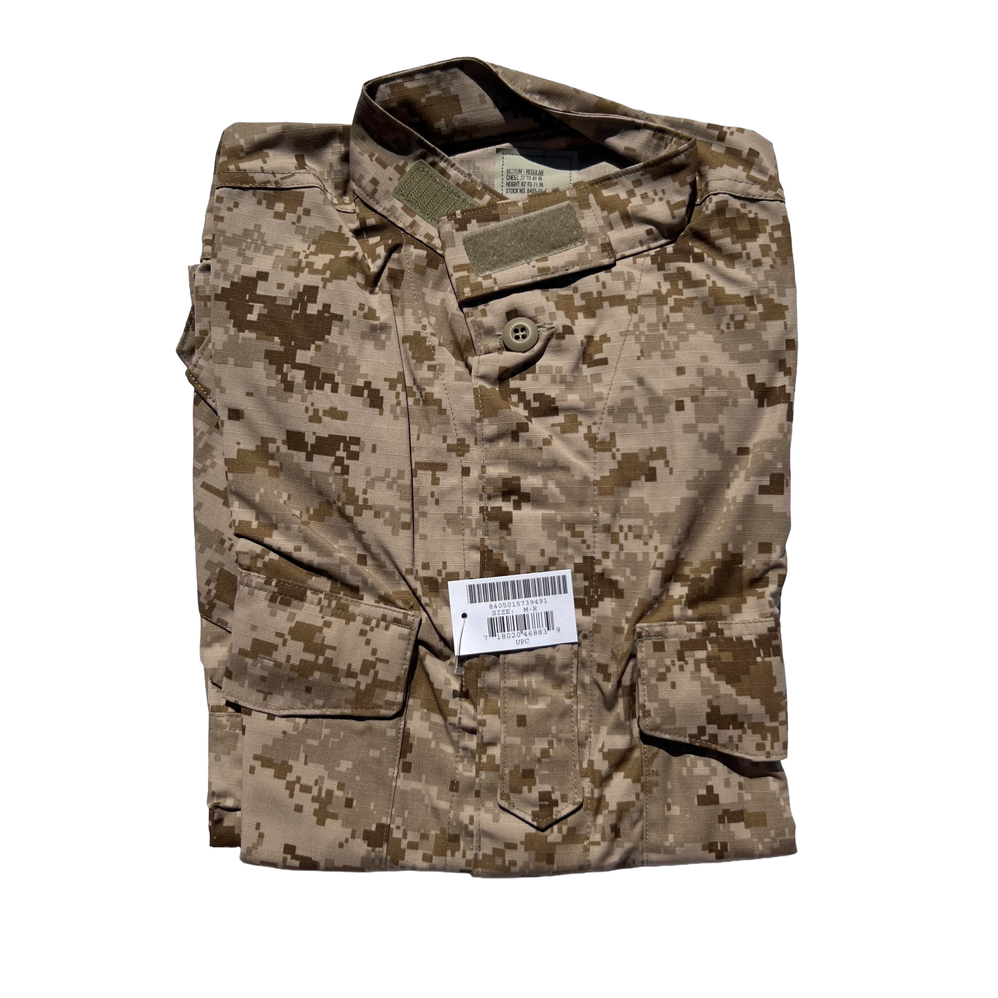 NEW US NAVY NWU Type II  AOR1 desert Shirt Blouse size MR Medium Regular