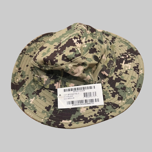 USGI NEW US NAVY NWU Type III AOR2 Woodland Boonie Hat SUN COVER size M Medium