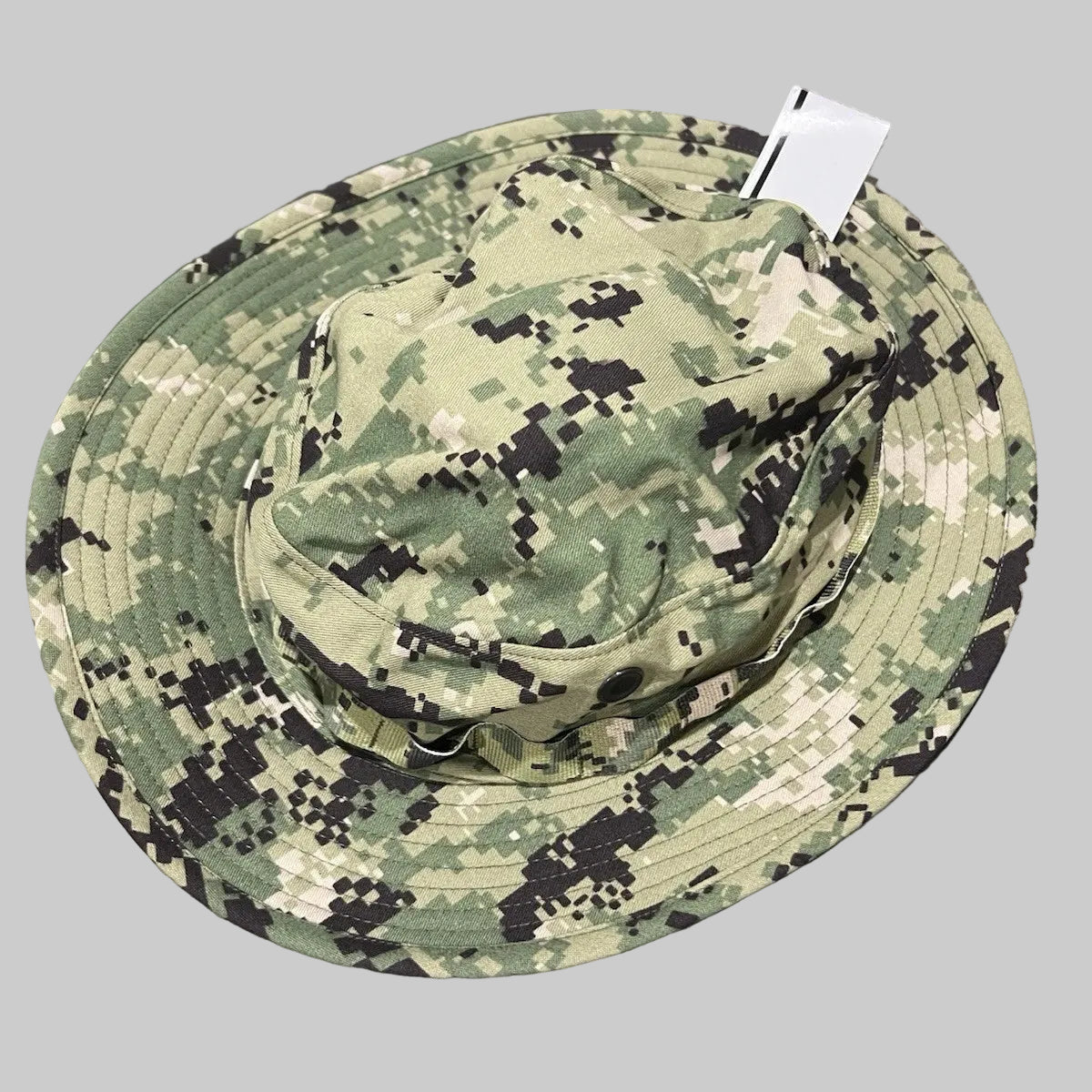 New US Navy AOR2 Boonie Hat NWU Type III Woodland GI Issue L (Sun Cover)