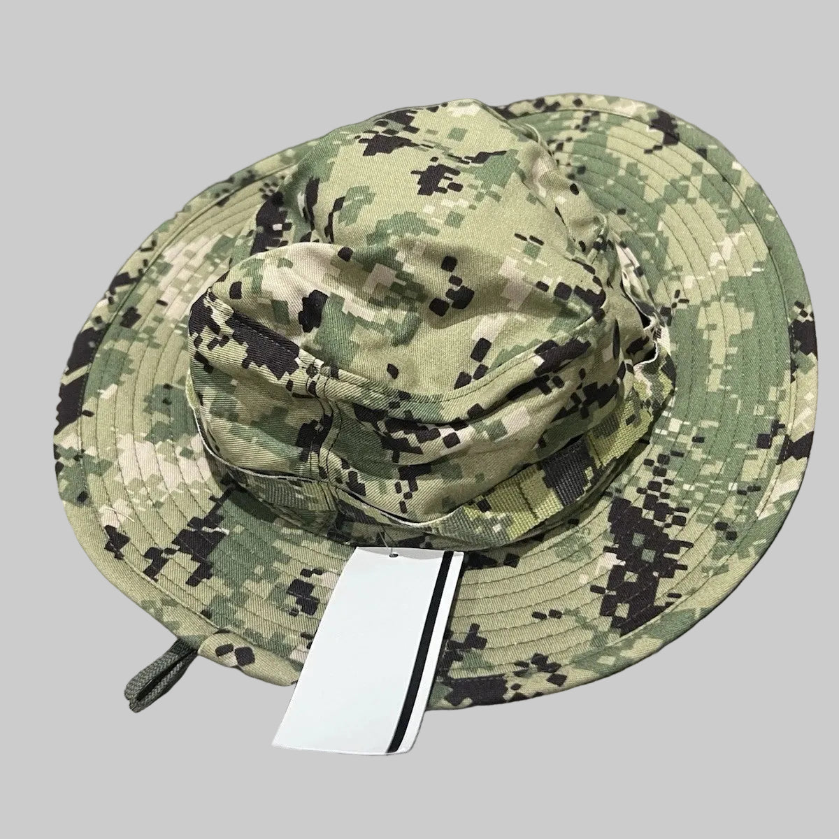 New US Navy AOR2 Boonie Hat NWU Type III Woodland GI Issue L (Sun Cover)